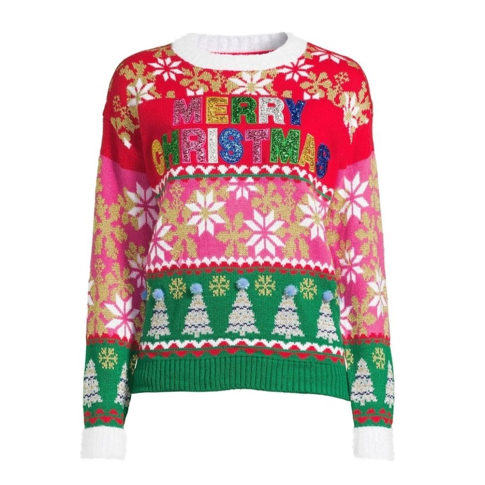 NWOT Holiday Time Women's Ugly Christmas Sweater XS